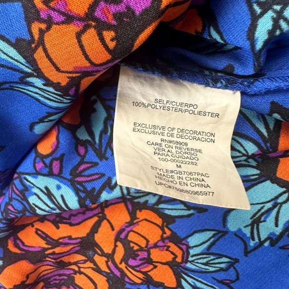 Gianni Bini Floral Sheath Mini Dress | Size M - Picture 7 of 9